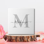 モノグラムのパーソナライズイニシャル名 タイル<br><div class="desc">このMonogram製品またはNameイニシャルをカスタマイズする。何でも似合う。⭐このテンプレートをアートワークでパーソナライズする⭐さらに編集して変更を加える。⭐このデザインを製品に転送する。bit.ly/SandyspiderStoresにある私のすべての店を訪ね(カットアンドペースト)。</div>