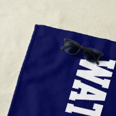 モノグラムのビーチの水球の水泳チームタオル ビーチタオル (インサイチュ)