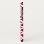 モノグラムのピンク紫の幾何ガーリーパターン Case-Mate iPhoneケース (裏面/左)