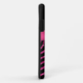 モノグラムのピンク、黒いグリッターのシマウマのiPhone 5の箱 Case-Mate iPhoneケース (裏面/右)