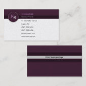 モノグラムのファイナンシャルプランナー-名刺 名刺 (正面/裏面)