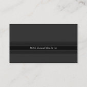 モノグラムのファイナンシャルプランナー-名刺 名刺 (裏面)