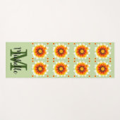 モノグラムのフローラ ヨガマット (正面(横))