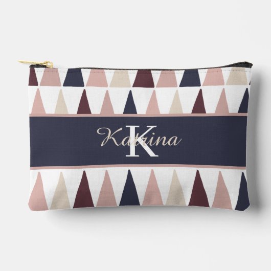 モノグラムのプリントカットソーバッグ アクセサリーポーチ (正面)