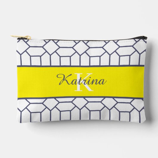 モノグラムのプリントカットソーバッグ アクセサリーポーチ (正面)