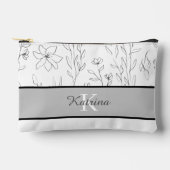 モノグラムのプリントカットソーバッグ アクセサリーポーチ (正面)