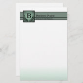 モノグラムのプロフェッショナル 便箋 (正面/裏面)