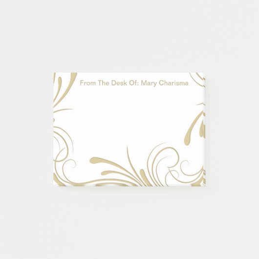 モノグラムのポストのノート ポストイット (正面)