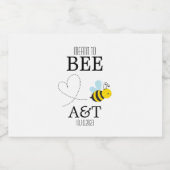 モノグラムのミニリカーボトルラベル リキュールボトルラベル (シングルラベル)