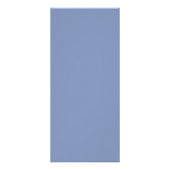 モノグラムのメニュ結婚ー・カード付き青いフローラ・フレーム ラックカード (裏面)