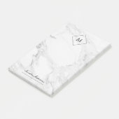 モノグラムのモダンの大理石 ポストイット (アングル)