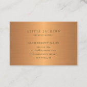 モノグラムのモダンユニーク抽象芸術 名刺 (裏面)