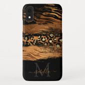 モノグラムのモダン銅 Case-Mate iPhoneケース (裏面)