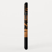 モノグラムのモダン銅 Case-Mate iPhoneケース (裏面/右)