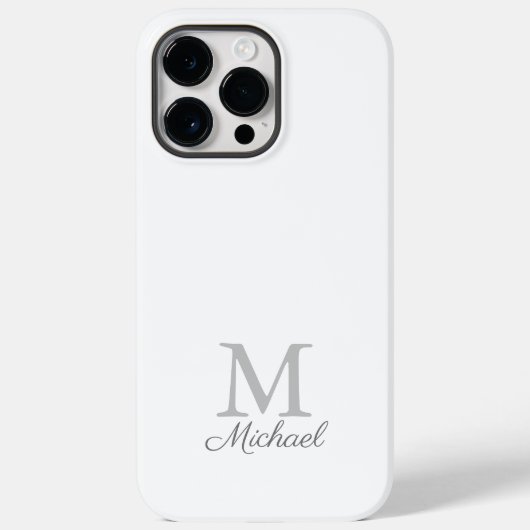 モノグラムのライトフォグケースメイトiPhoneケース Case-Mate iPhoneケース (裏面)