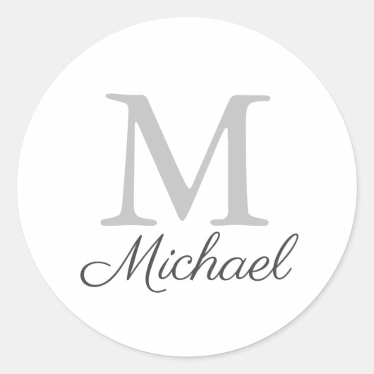 モノグラムのライトフォグ ラウンドシール (正面)