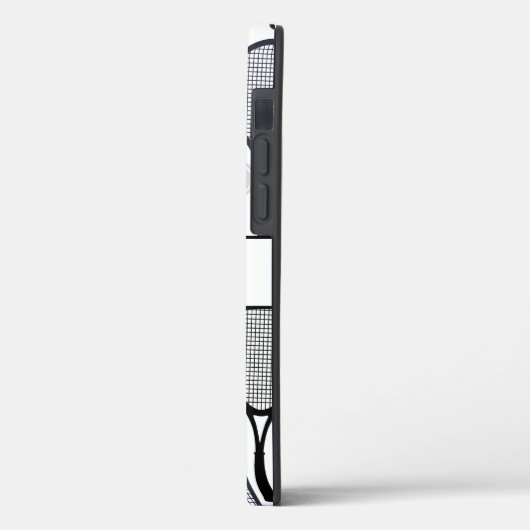 モノグラムのレタープレイヤー名テニパーソナライズされたス Case-Mate iPhoneケース (裏面 / 左)