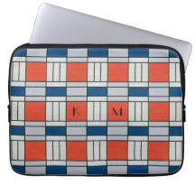 モノグラムのレトロ幾何学的パターン