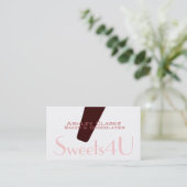 モノグラムのロゴのベーカリーの名刺 名刺 (スタンド正面)