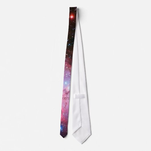モノグラムのワシの星雲-作成の柱 ネクタイ (裏面)