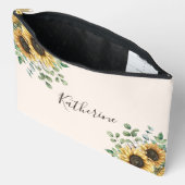 モノグラムのヴィンテージひま素朴わり アクセサリーポーチ (見開き)