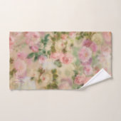 モノグラムのヴィンテージピンクローゼズウォーター色 バスタオルセット (ハンドタオル)