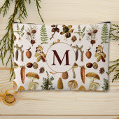 モノグラムのヴィンテージ松の森の宝物模様 アクセサリーポーチ