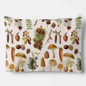 モノグラムのヴィンテージ松の森の宝物模様 アクセサリーポーチ (裏面)