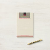 モノグラムの会計 ポストイット (デスク上)