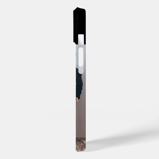 モノグラムの写真モダンのパーソナライズされた名前 Case-Mate iPhoneケース (裏面 / 左)