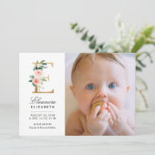 モノグラムの出産の発表 案内状 (スタンド正面)