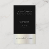 モノグラムの名刺とレトロカラー 名刺 (裏面)