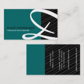 モノグラムの名刺-カスタム 名刺 (正面/裏面)