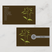 モノグラムの名刺-タケ 名刺 (正面/裏面)