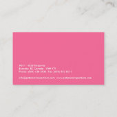 モノグラムの名刺 名刺 (裏面)