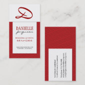 モノグラムの名刺 名刺 (正面/裏面)