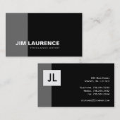 モノグラムの名刺 名刺 (正面/裏面)