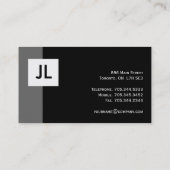 モノグラムの名刺 名刺 (裏面)