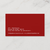 モノグラムの名刺 名刺 (裏面)