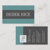 モノグラムの名刺 名刺 (正面/裏面)