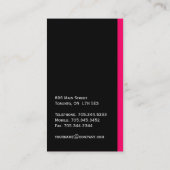 モノグラムの名刺 名刺 (裏面)