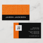 モノグラムの名刺 名刺 (正面/裏面)