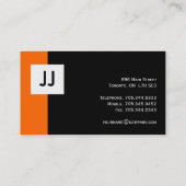 モノグラムの名刺 名刺 (裏面)