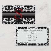 モノグラムの名刺 名刺 (正面/裏面)