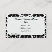 モノグラムの名刺 名刺 (裏面)