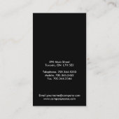 モノグラムの名刺 名刺 (裏面)