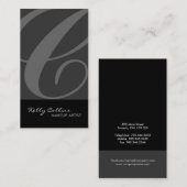 モノグラムの名刺 名刺 (正面/裏面)