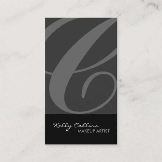 モノグラムの名刺 名刺 (正面)