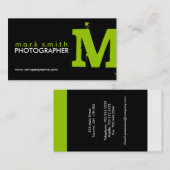 モノグラムの名刺 名刺 (正面/裏面)