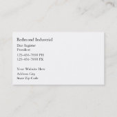 モノグラムの名刺 名刺 (裏面)